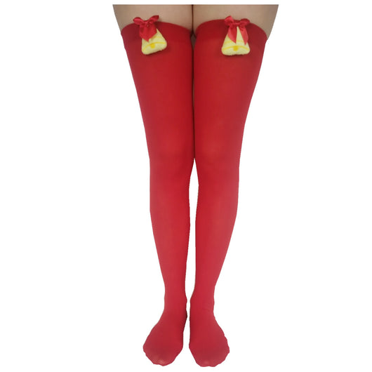 Calcetines Navideños a Rayas con Accesorios Adorables - Image 3