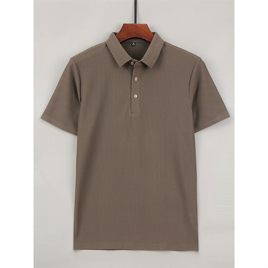 Camiseta Hombre Ice Silk Manga Corta - Frescura y Comodidad - Image 6
