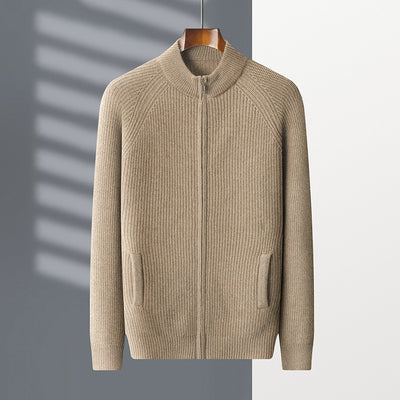Cardigan Cuello Alto con Cierre Acolchado para Hombre - Image 5
