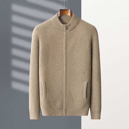 Cardigan Cuello Alto con Cierre Acolchado para Hombre - Image 5
