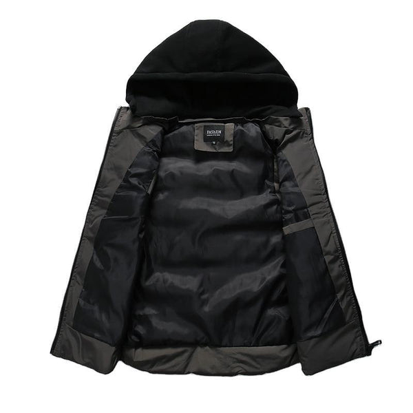 Chaleco Deportivo Hombre con Capucha Desmontable