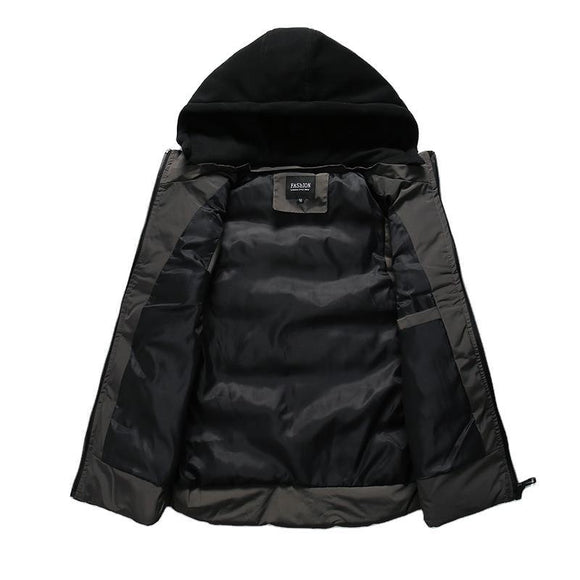 Chaleco Deportivo Hombre con Capucha Desmontable