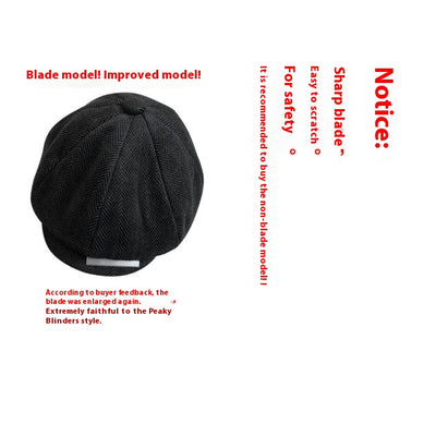 Gorra Octagonal Retro Británica con Visera - Estilo Vintage Yuppie - Image 6