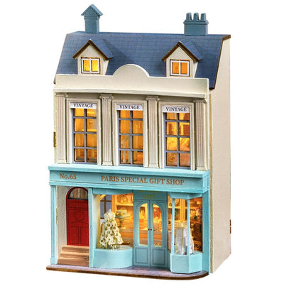 Miniatura de Casa Artesanal de Madera - Colección Adorable para Decorar - Image 9