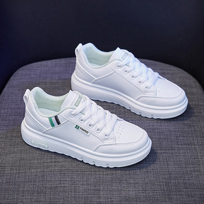 Zapatillas Blancas Deportivas Coreanas Versátiles para Mujer - Image 12