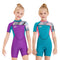 Traje de Baño Térmico Infantil de Manga Corta para Snorkel y Surf