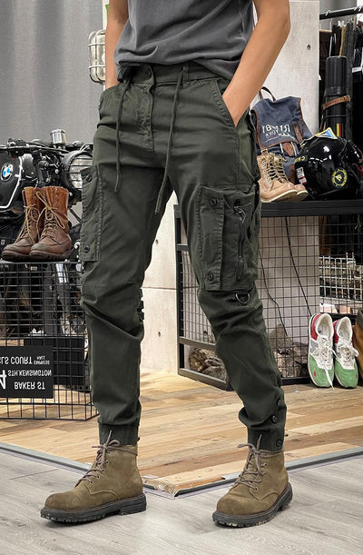 Pantalones Tácticos Casual de Pierna Recta para Hombre con Puños Ajustables - Image 25