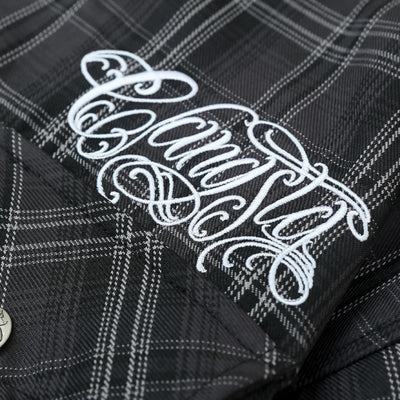 Camisa de Manga Corta con Letras Bordadas para Hombre - Image 4