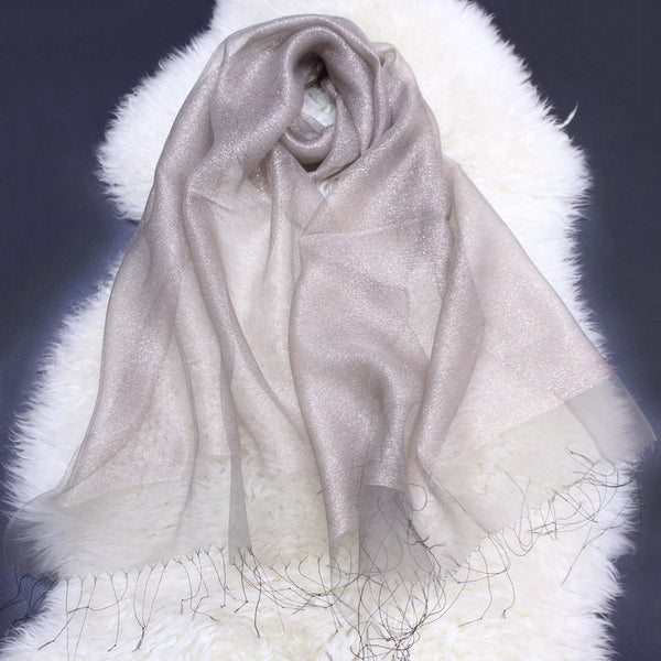 Pañuelo de Seda Doble Capa Premium para Mujer - Elegancia y Sofisticación