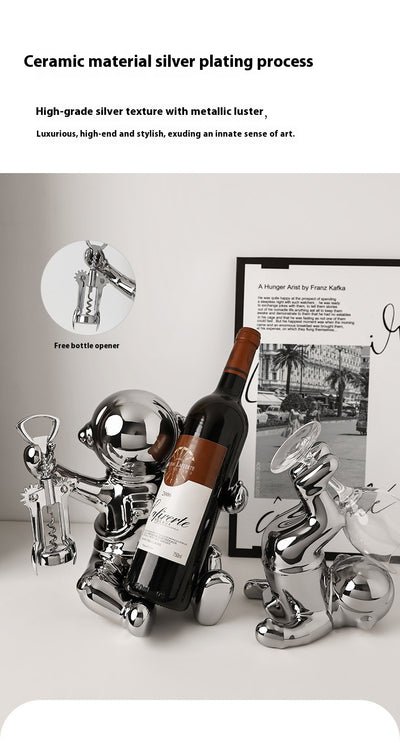 Mueble Astronauta para Vinos - Gabinete TV Decorativo Multifuncional - Image 20