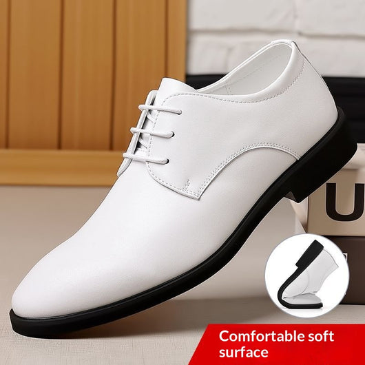 Zapatos de Cuero Casuales para Hombre con Suela Blanda - Estilo Ejecutivo - Image 3