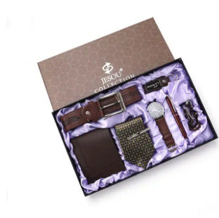 Set Completo de Accesorios para Hombre: Reloj, Cinturón, Corbata y Billetera - Image 7