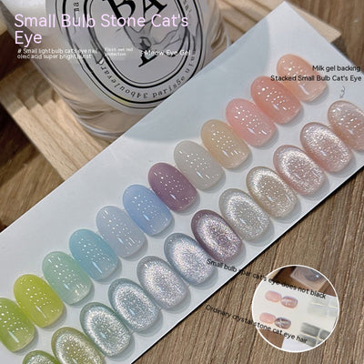 Esmalte UV Gelatina Láctea Color Sólido Efecto Hielo Verano