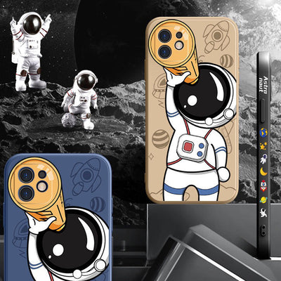 Funda Silicona Astronauta Cartoon con Planeta - Compatible Universal - Image 10