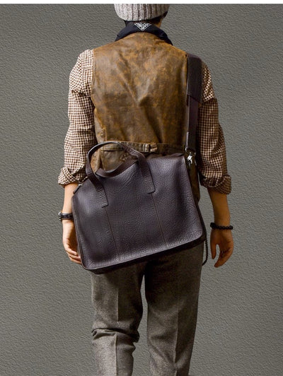 Bolso Ejecutivo de Cuero Grueso para Hombre - Image 16