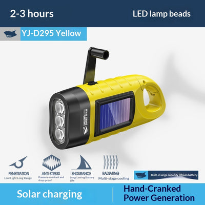 Linterna Solar Recargable con Manivela para Emergencias - Image 5