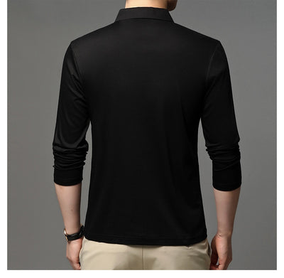 Camisa Casual de Algodón Puro para Hombre - Manga Larga Clásica - Image 17