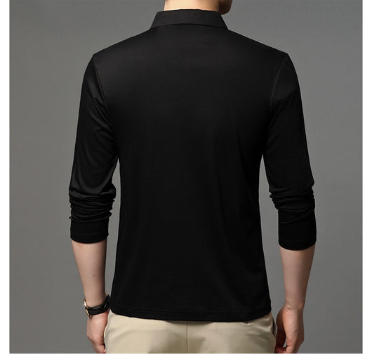 Camisa Casual de Algodón Puro para Hombre - Manga Larga Clásica - Image 17