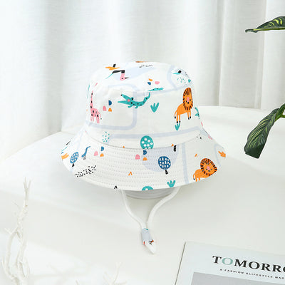 Gorro de Sol para Niño y Niña con Ala Ancha y Estampado de Dinosaurios - Image 15