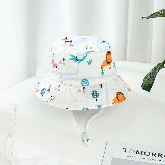 Gorro de Sol para Niño y Niña con Ala Ancha y Estampado de Dinosaurios - Image 15