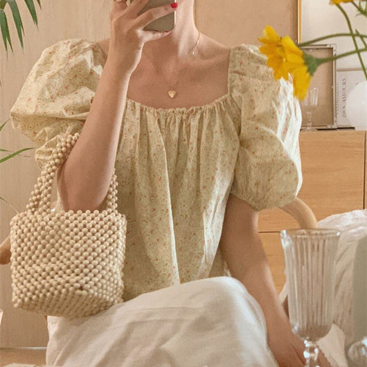 Blusa Elegante con Mangas Volantes Floral para Mujer - Image 8