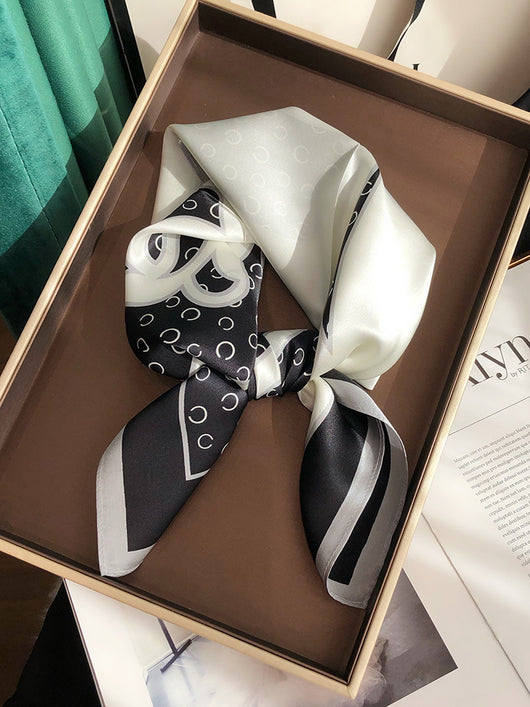 Pañuelo Cuadrado de Seda Premium Versátil para Mujer - Image 21