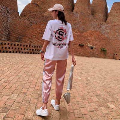 Conjunto Deportivo Casual para Mujer - Blusa Manga Corta y Pantalón Suelto - Image 8