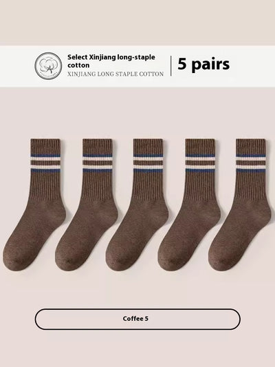 Calcetines Deportivos de Algodón Puro para Hombre - Talla Grande, Transpirables y Cómodos - Image 7