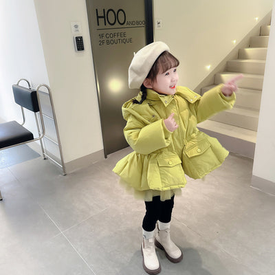 Abrigo Cálido de Plumón para Niña - Colección Invierno - Image 6