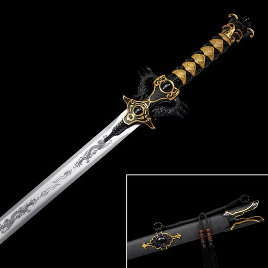 Espada de Batalla en Acero Manganeso Alto - Réplica sin Filo para Cine y Decoración - Image 6