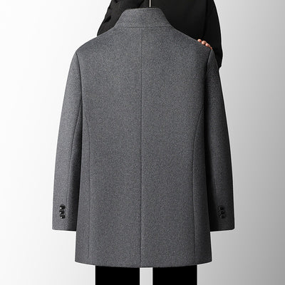 Sobretodo de Lana para Hombre con Forro de Plumas Desmontable - Image 4