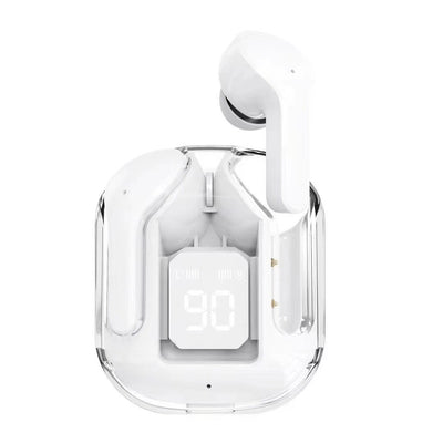 Auriculares Bluetooth True Wireless con Estuche Cápsula Espacial Transparente - Image 3