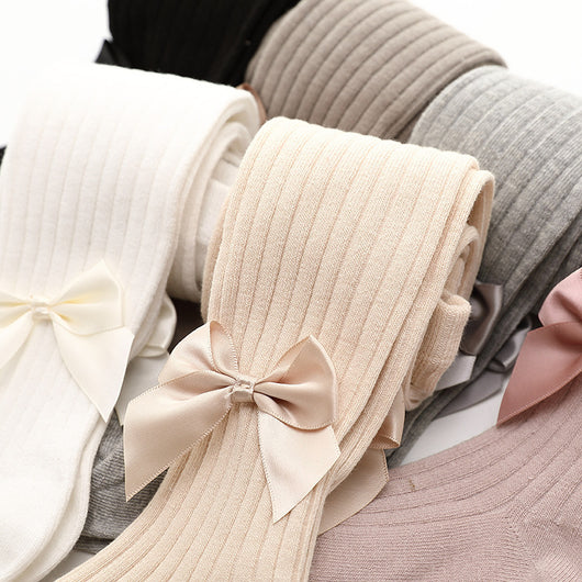 Calcetines infantiles con moño elegante - Image 11