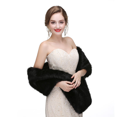 Estola de Piel de Zorro para Novia - Chal Elegante Invierno - Image 52