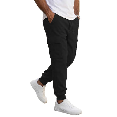 Pantalones de Trabajo Casual para Hombre con Múltiples Bolsillos y Cordón Ajustable - Image 5