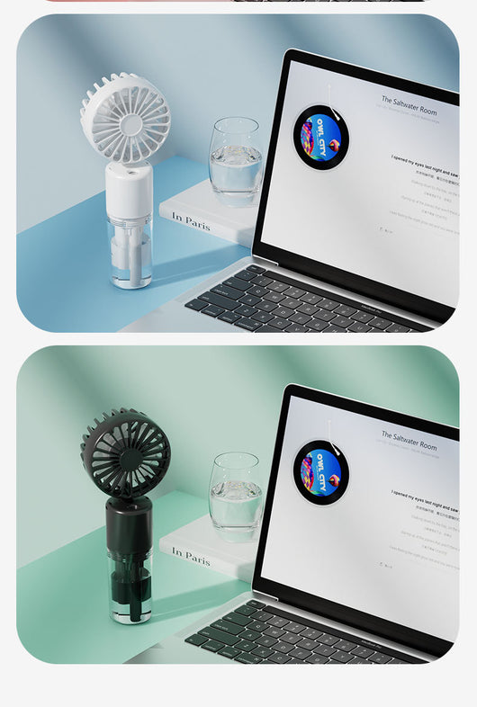 Ventilador Portátil Plegable con Humidificador y Carga Rápida - Image 7