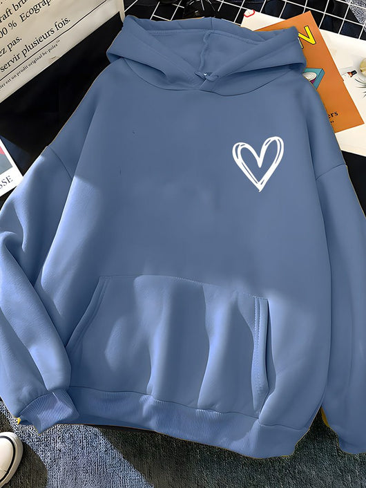 Sudadera con Capucha Estampado 3D Planeta Love - Diseño de Pareja Unisex - Image 28