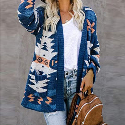 Cardigan Casual con Bolsillos para Mujer - Largo Medio - Image 10