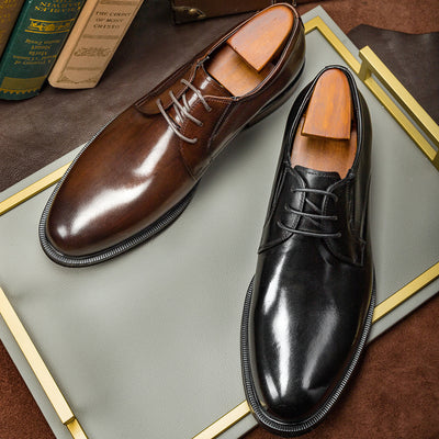 Zapatos de Cuero Ejecutivo Estilo Coreano para Hombre - Image 3