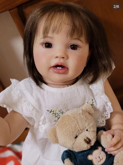 Muñeca Bebé Reborn de 60cm - Realista y Suave - Image 6