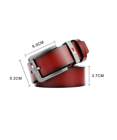 Cinturón Retro para Hombre con Hebilla de Pasador - Versátil y Clásico - Image 5