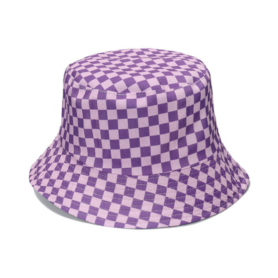 Gorro Pescador Cuadros Blanco y Negro - Estilo Clásico Versátil - Image 3