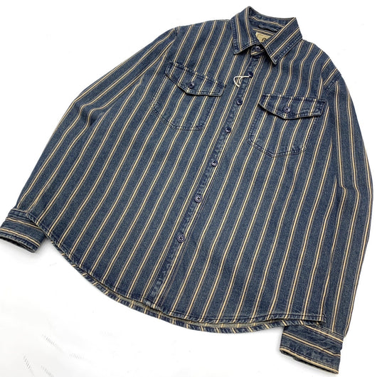 Camisa Denim Retro Japonesa de Algodón para Hombre - Image 3