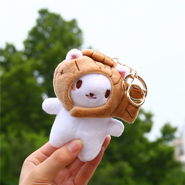 Llavero Peluche Adorable - Personajes Lindos Pollito, Gato, Perro, Oso y Nube