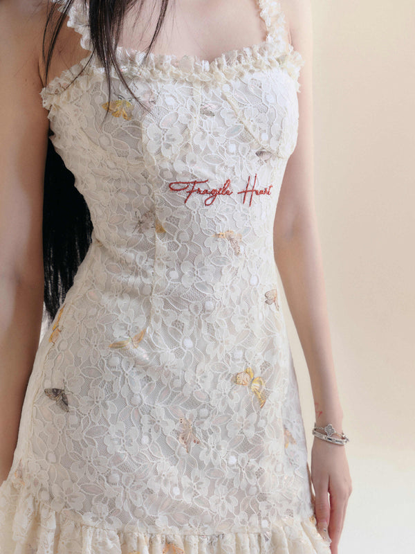 Vestido Elegante con Encaje Ajustado para Mujer