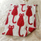 Duoji Gato De Color Sólido, Rojo 35 X 40 Cm