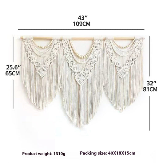 Tapiz Bohemio Tejido para Decoración de Paredes y Cabecera - Image 12