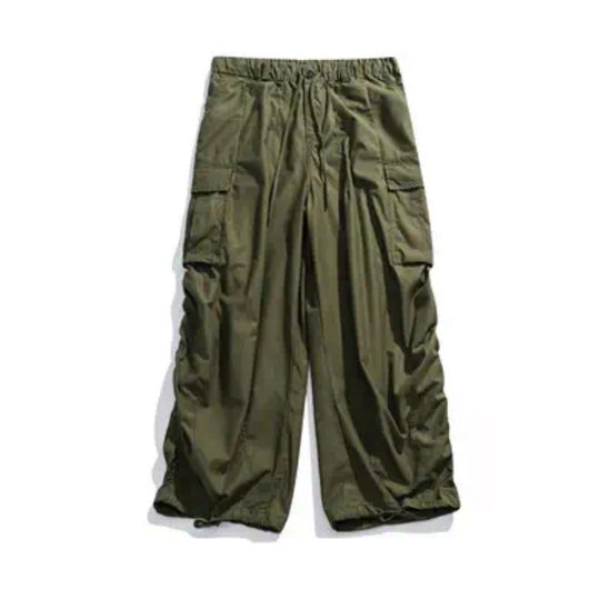 Pantalones de Trabajo Retro Estilo Japonés Sueltos y Anchos - Image 8