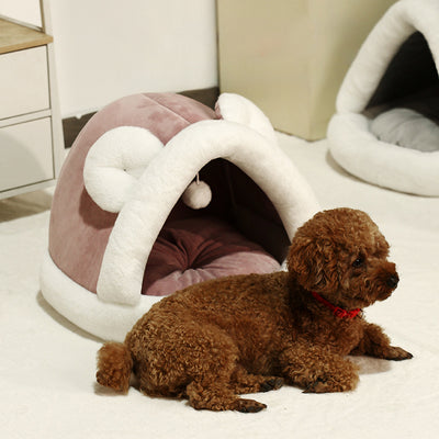Cama Cueva Térmica para Gatos y Perros Pequeños - Refugio Acogedor - Image 2
