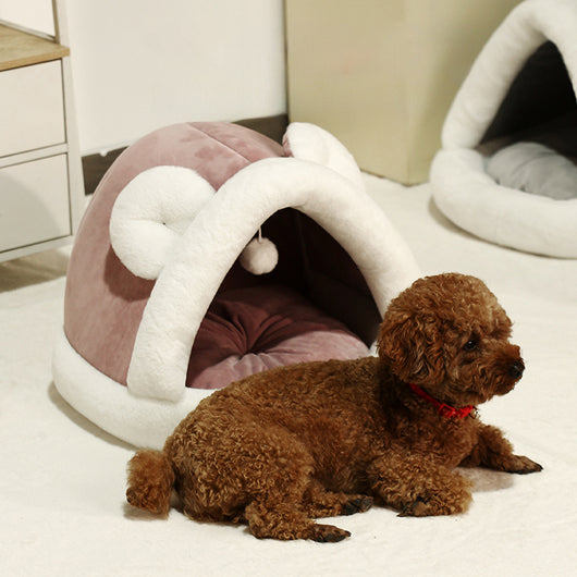 Cama Cueva Térmica para Gatos y Perros Pequeños - Refugio Acogedor - Image 2